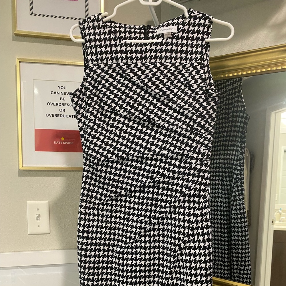 Calvin Klein Black & White Dress